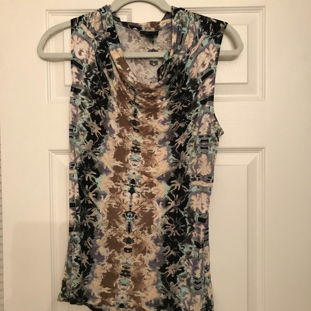 Cowl neck tank